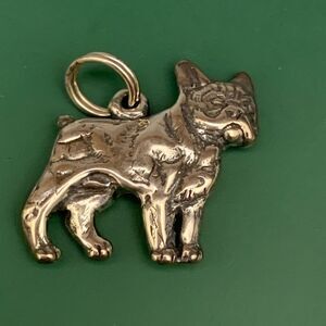 .925 French Bulldog Sterling Silver Jewelry Charm #frenchie #family pet